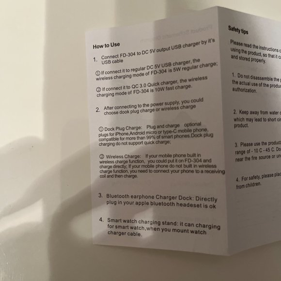 Multi-Function Charging Stand Dock for iPhone Apple Watch and AirPods (new/x) - Picture 13 of 14